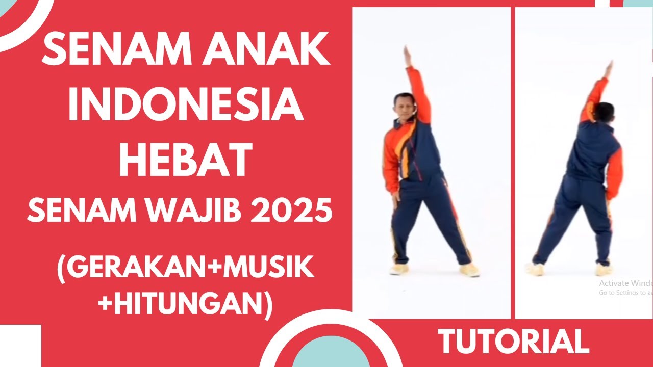 Tutorial dan Panduan SENAM ANAK INDONESIA HEBAT 2025 Lengkap dengan Gerakan + Lagu + Hitungan