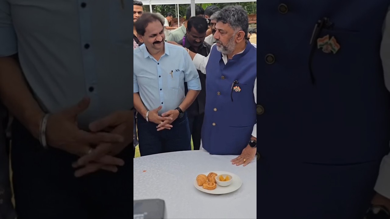 The Chief Minister of Karnataka D. K. Shivakumar