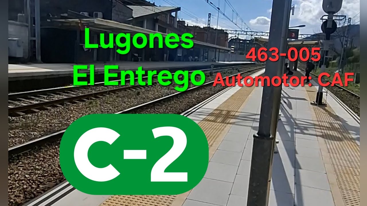 Cercanías Asturias C3 y C2 I Viaje en mi Civia fav desde Llugones hasta L'Entregu