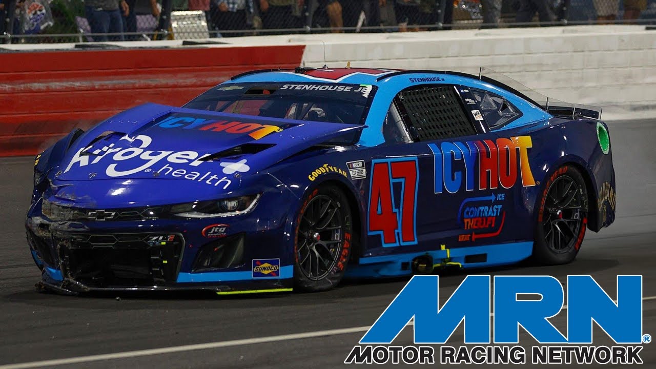 2024 All-Star Race - Ricky Stenhouse Jr and Kyle Busch Altercation - Call by MRN