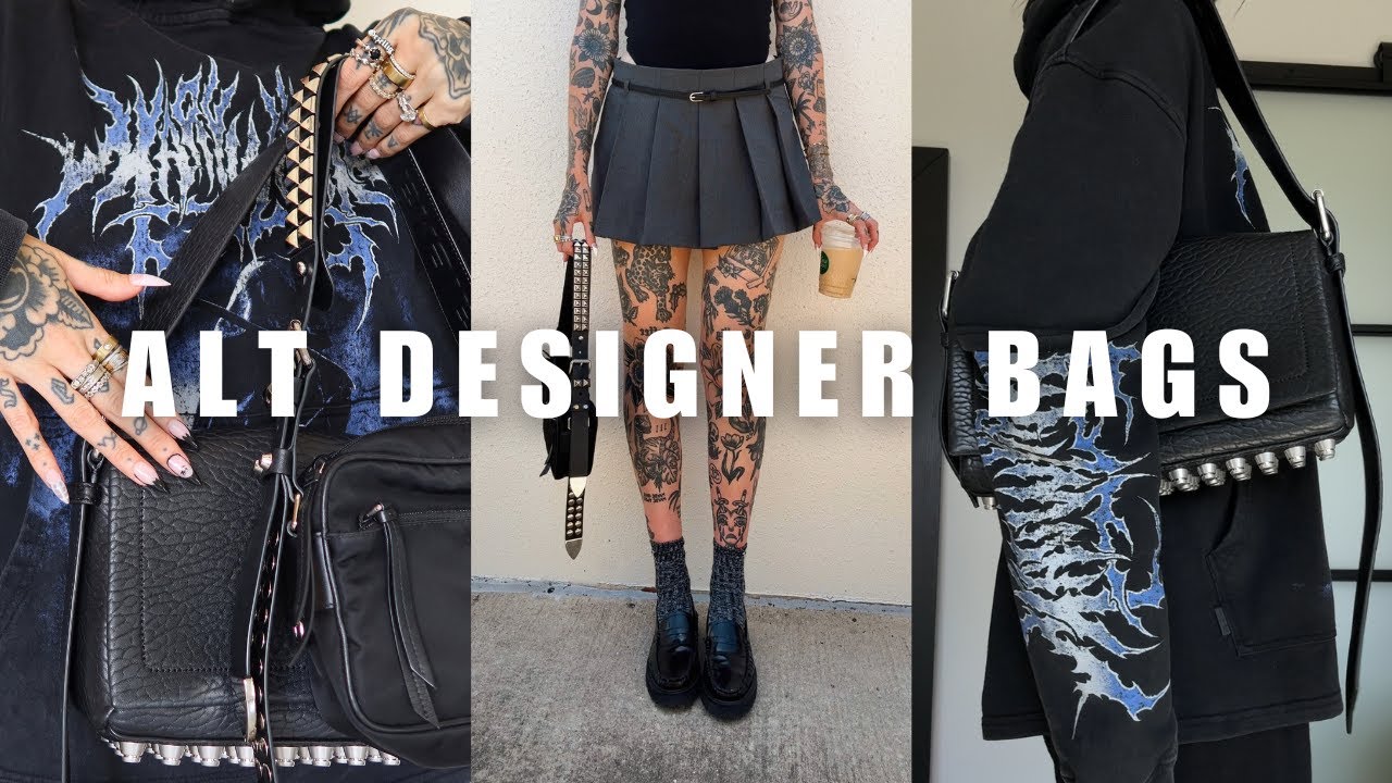 ALT GIRL DESIGNER BAGS | Unbox my new Alexander Wang Ricco bag with me 