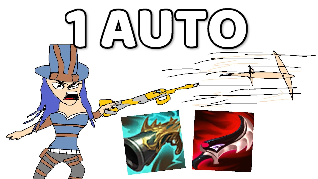 1 auto attack caitlyn