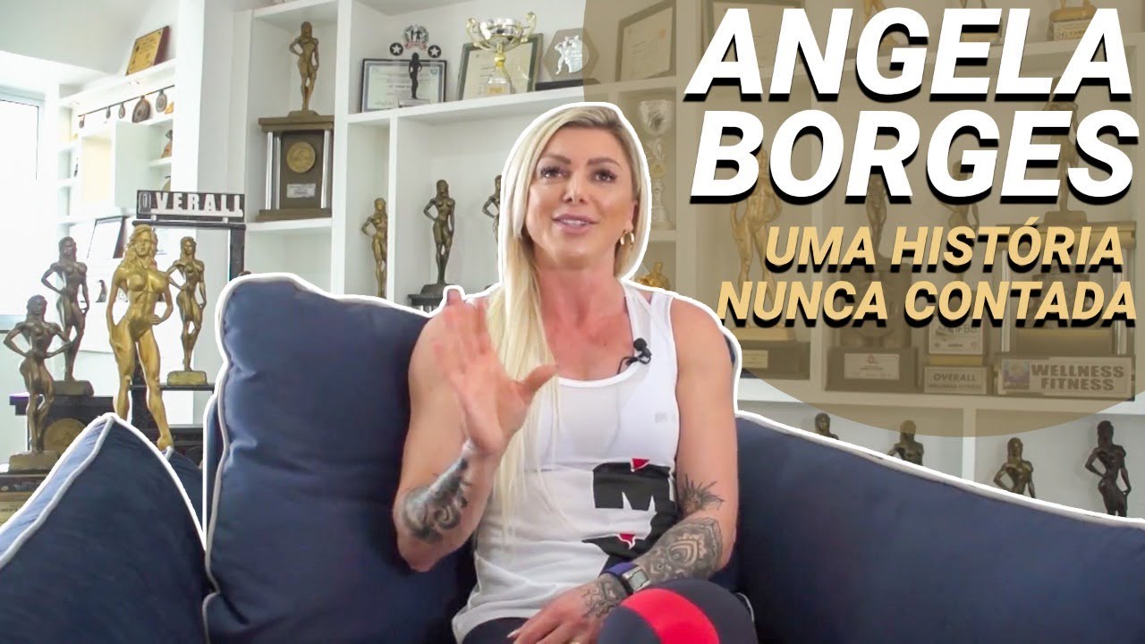 ANGELA BORGES antes da MUSCULAÇÃO: o início da HISTÓRIA