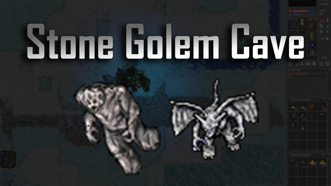 Tibia - Stone Golem Cave [Formorgar Glacier/Task]
