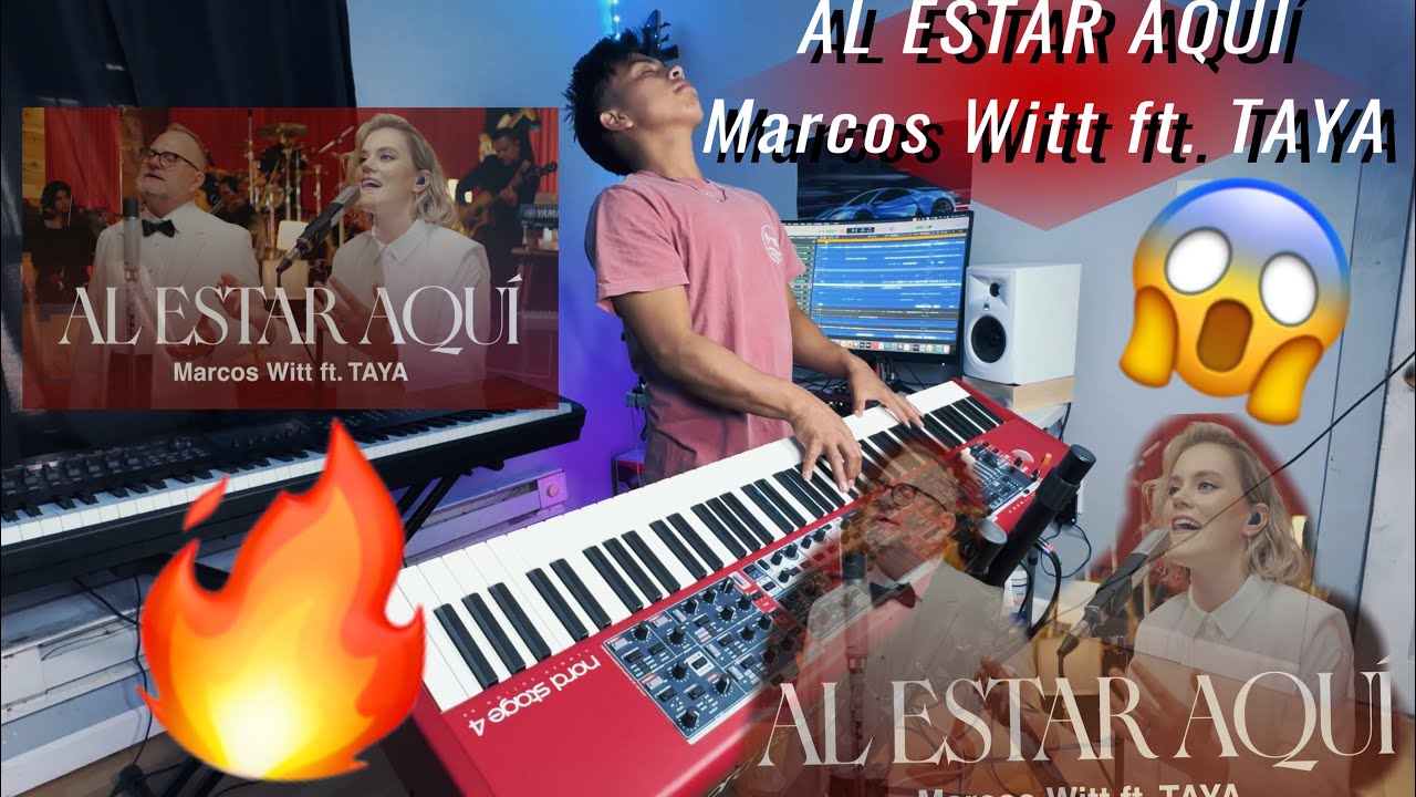 Al Estar Aquí (Marcos Witt) Piano Cover 😱😍 Rack  titanium