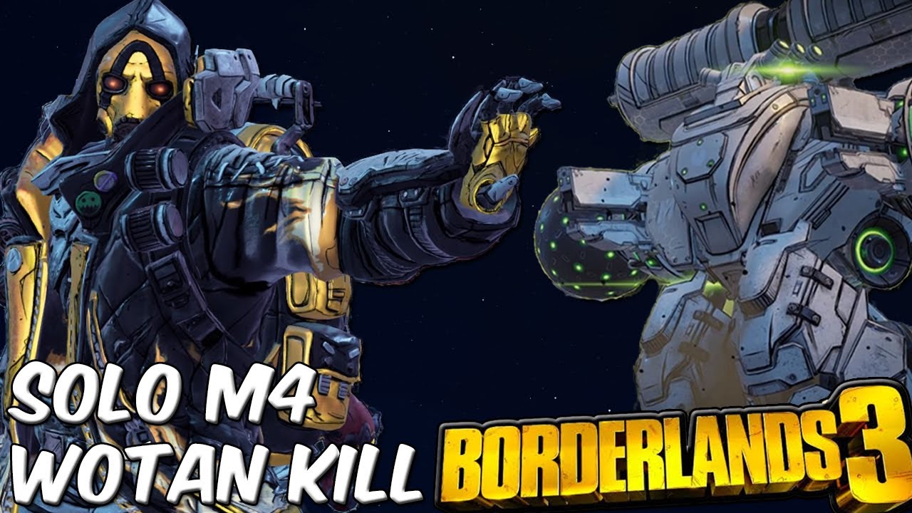 GammaVore God FL4K Solo Kill vs Wotan The Invincible [Mayhem 4 TVHM] | Borderlands 3