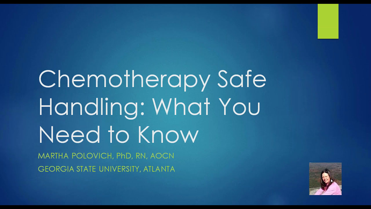 Chemotherapy Safe Handling: What You Need to Know