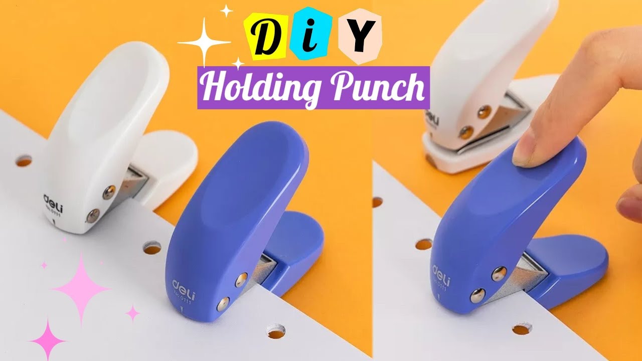 How to make Holding Punch Machine at your home _ DIY Craft Punch machine