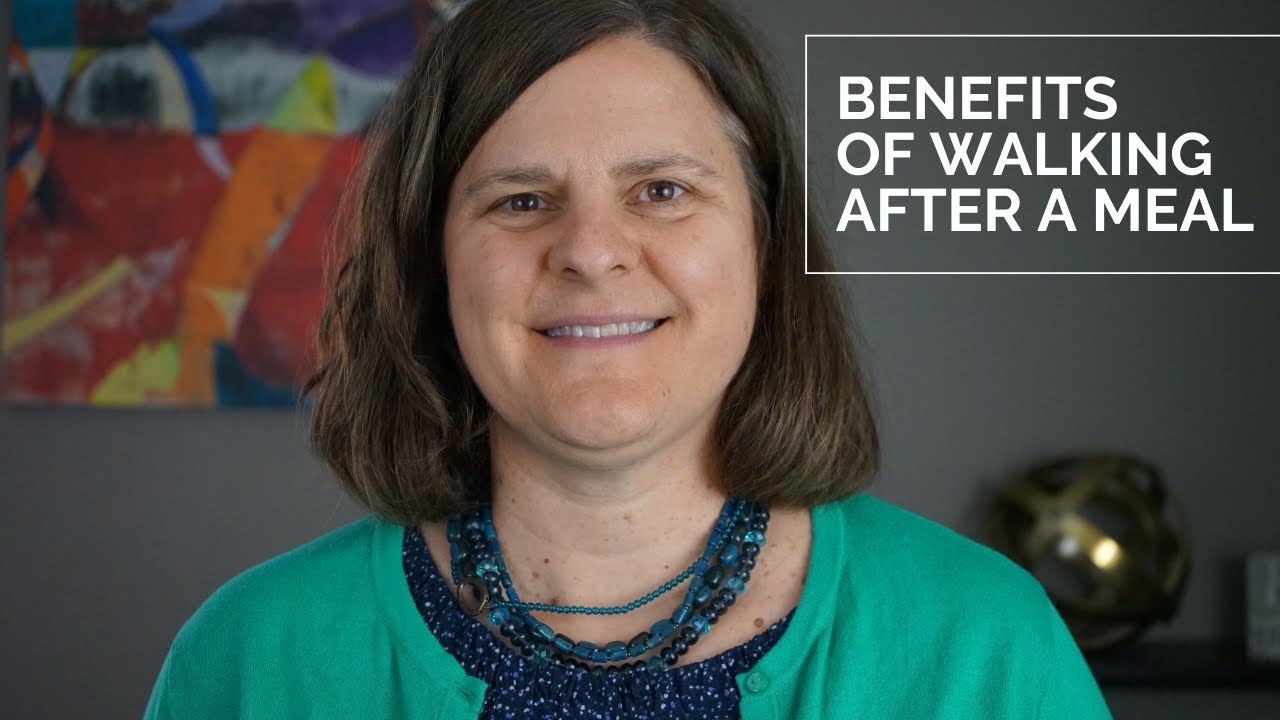 The benefits of walking after eating