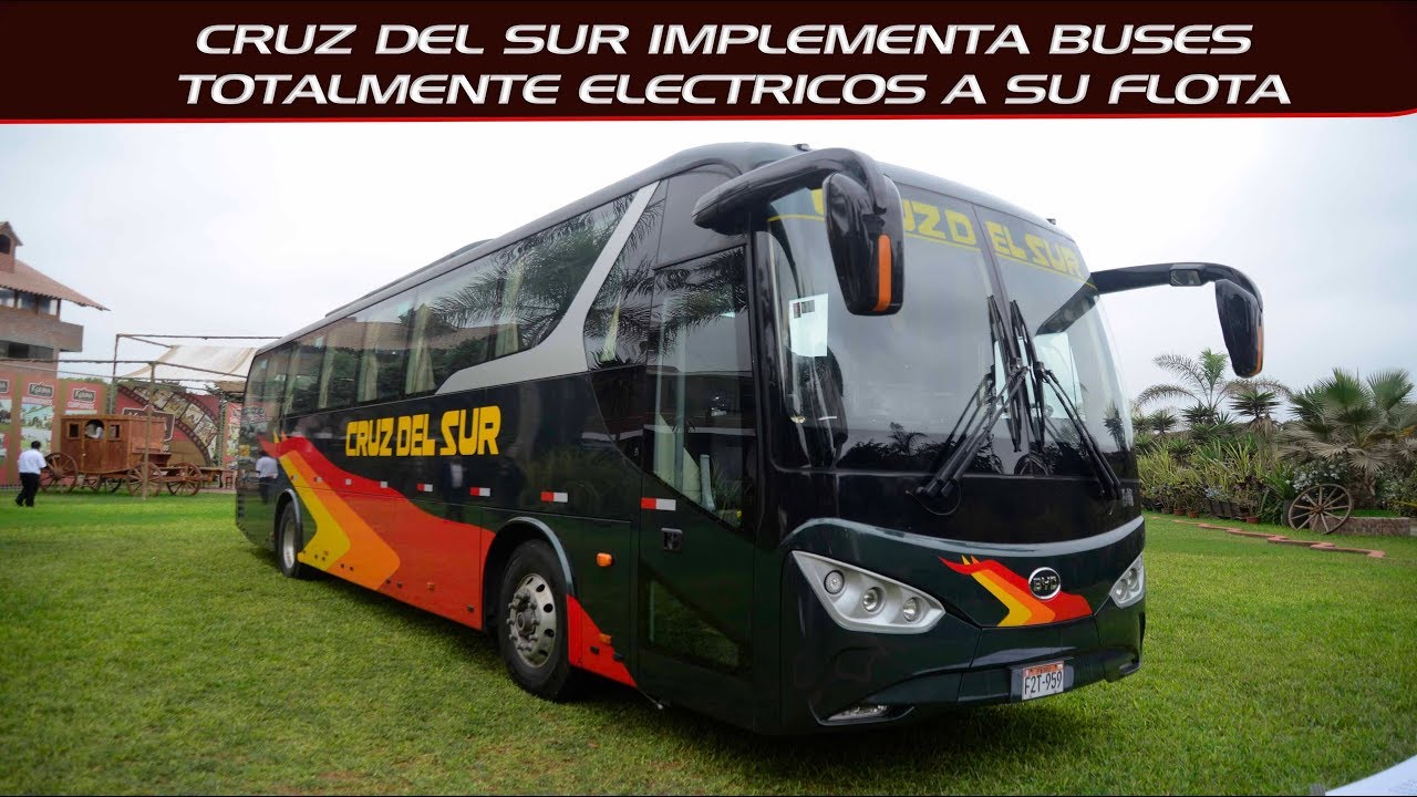 CRUZ DEL SUR IMPLEMENTA BUSES ELECTRICOS A SU FLOTA
