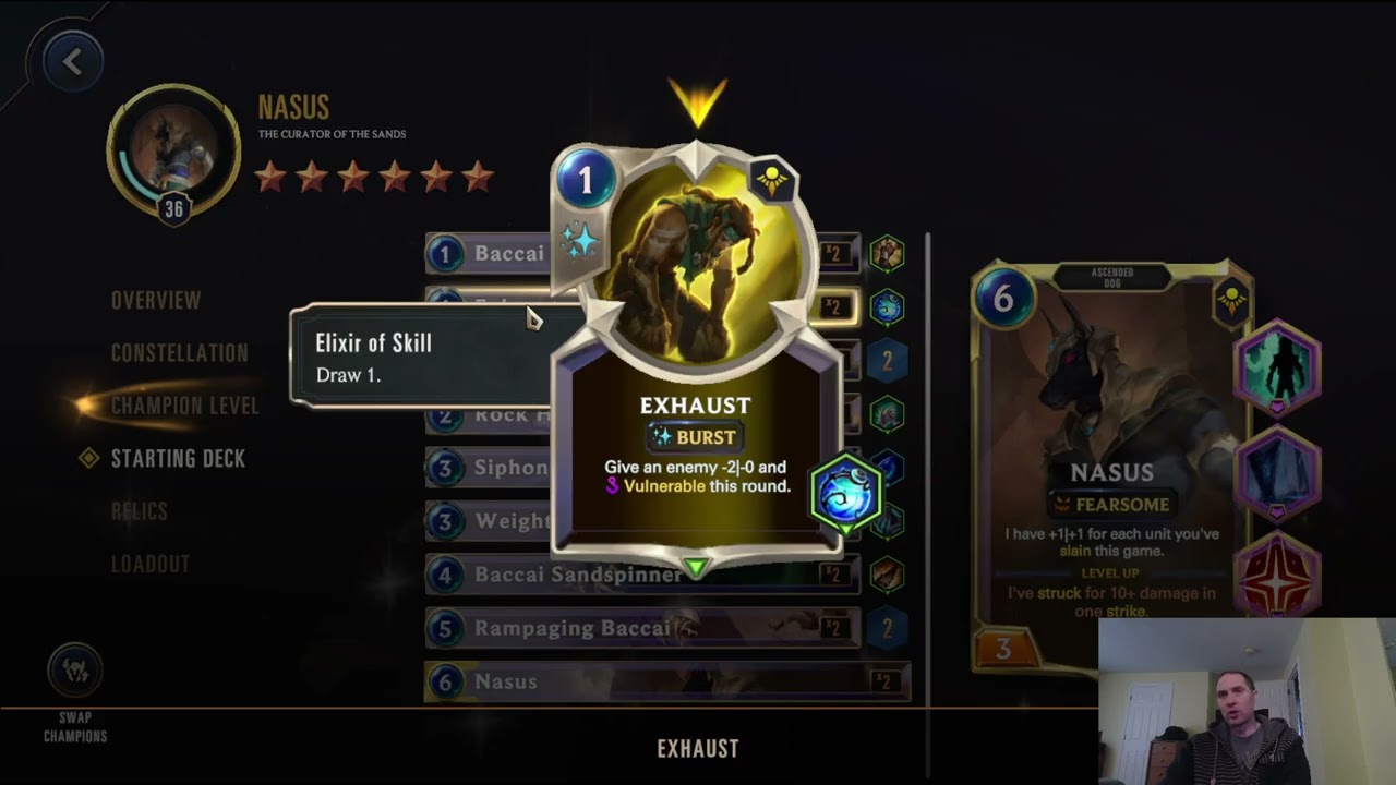 Nasus breakdown for relic build options