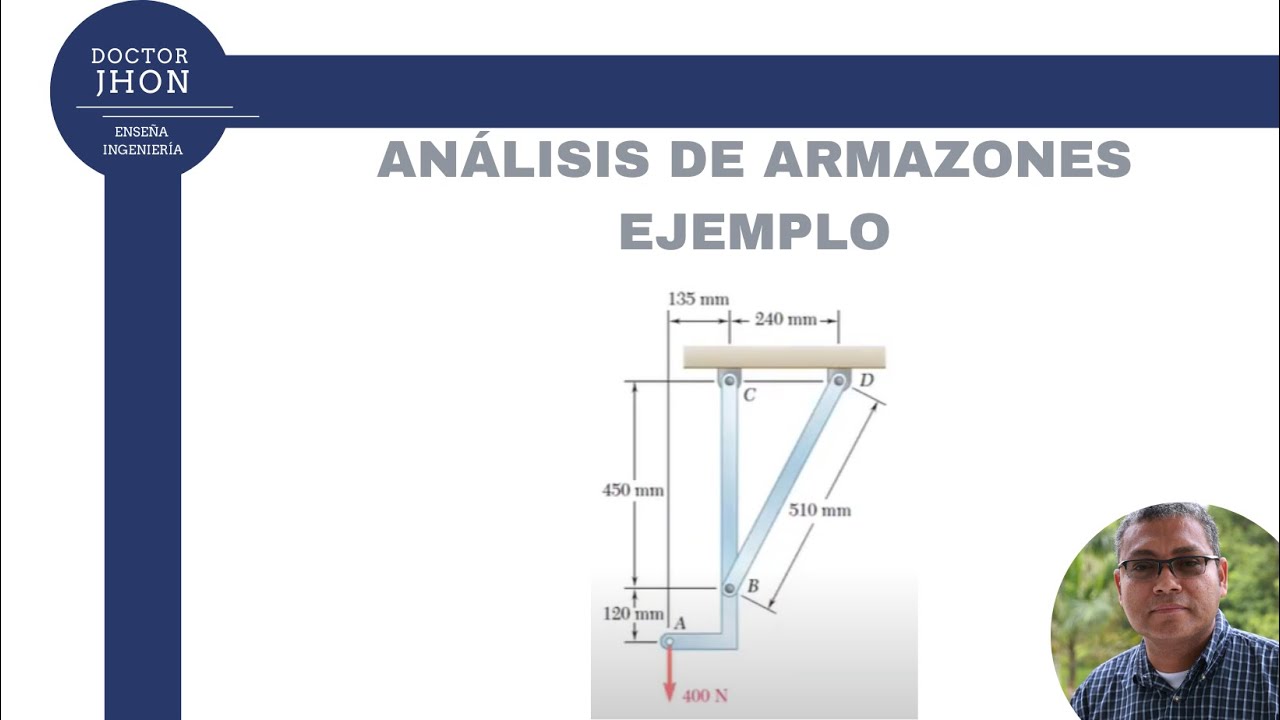 Solución Problema 6.76 - Estática Beer & Johnston - Análisis de Armazones