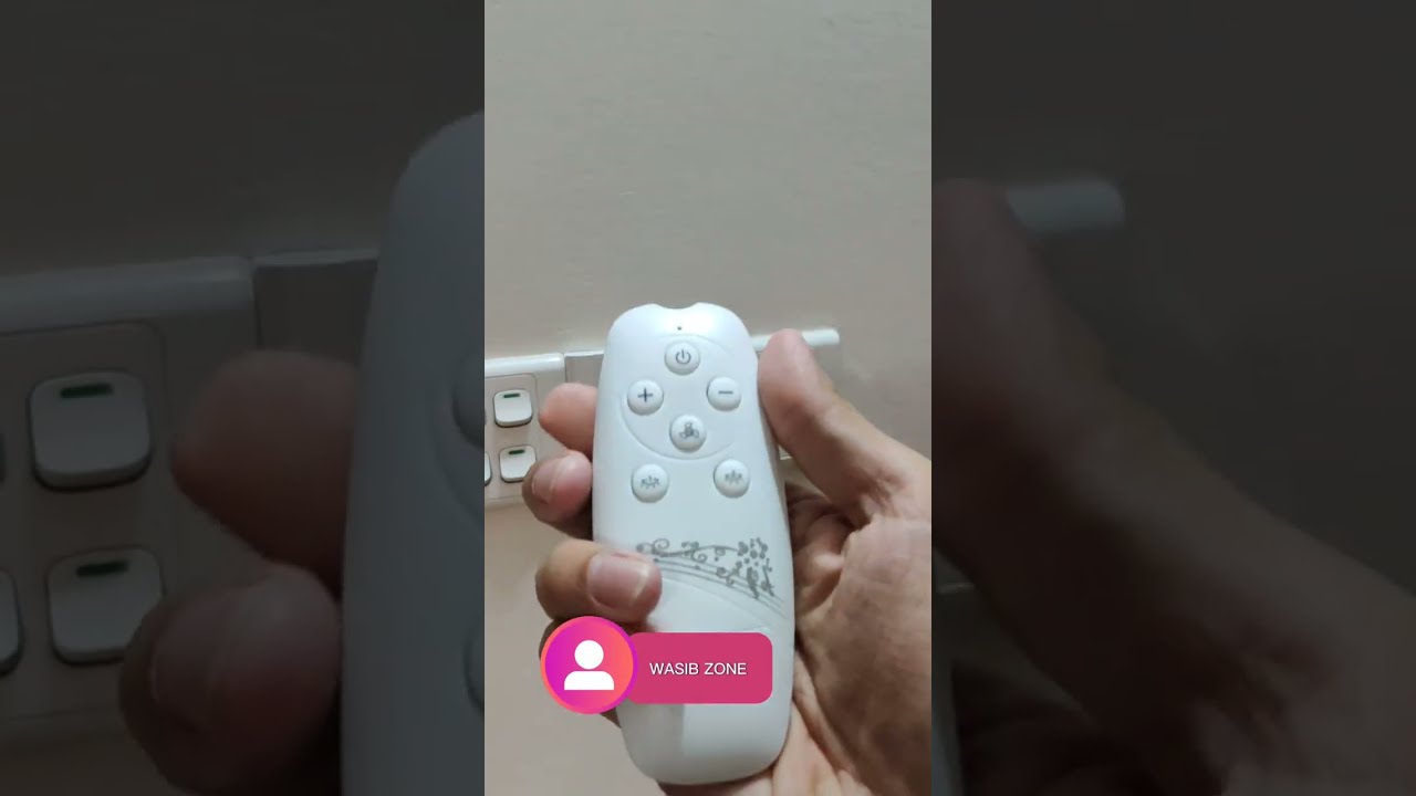 Remote Control Fan & Light Switch (Click)