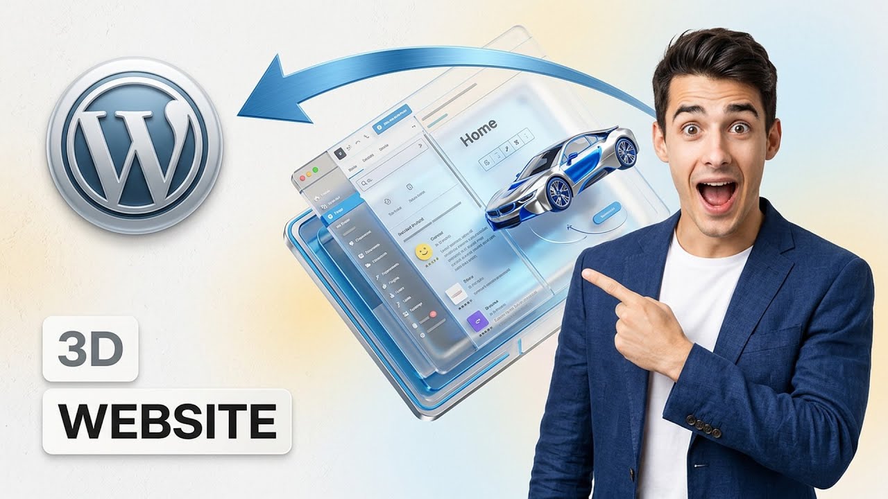 How to create 3D website in WordPress (Easiest Way)(2026 Guide)