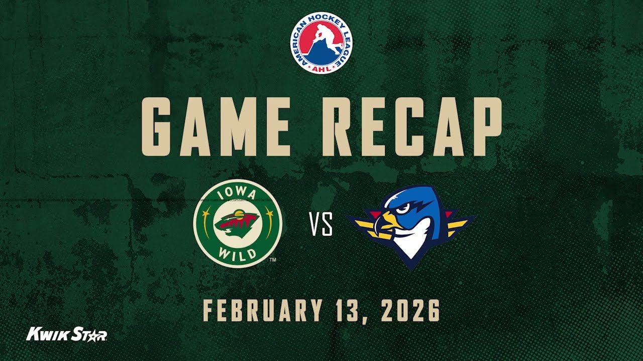 Iowa Wild vs Springfield Thunderbirds Game Highlights | 2.13.2026