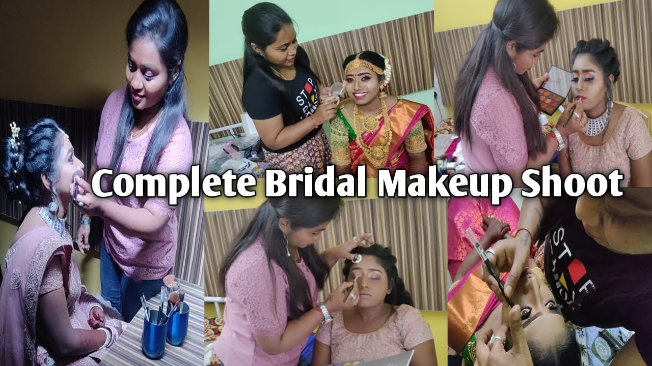 BRIDAL MAKEUP VLOG | South Indian Traditional Mukoortham Make-up & Reception Makeup Positivity 8
