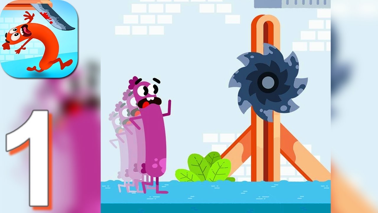Run Sausage Run! - Gameplay Walkthrough Part 1 (Android,iOS)