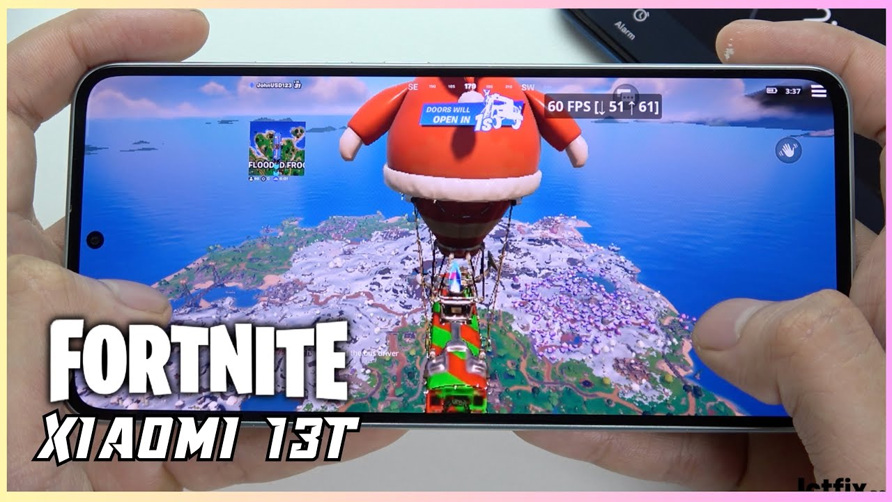 Xiaomi 13T Fortnite Mobile Gaming test Update | Dimensity 8200 Ultra, 144Hz Display