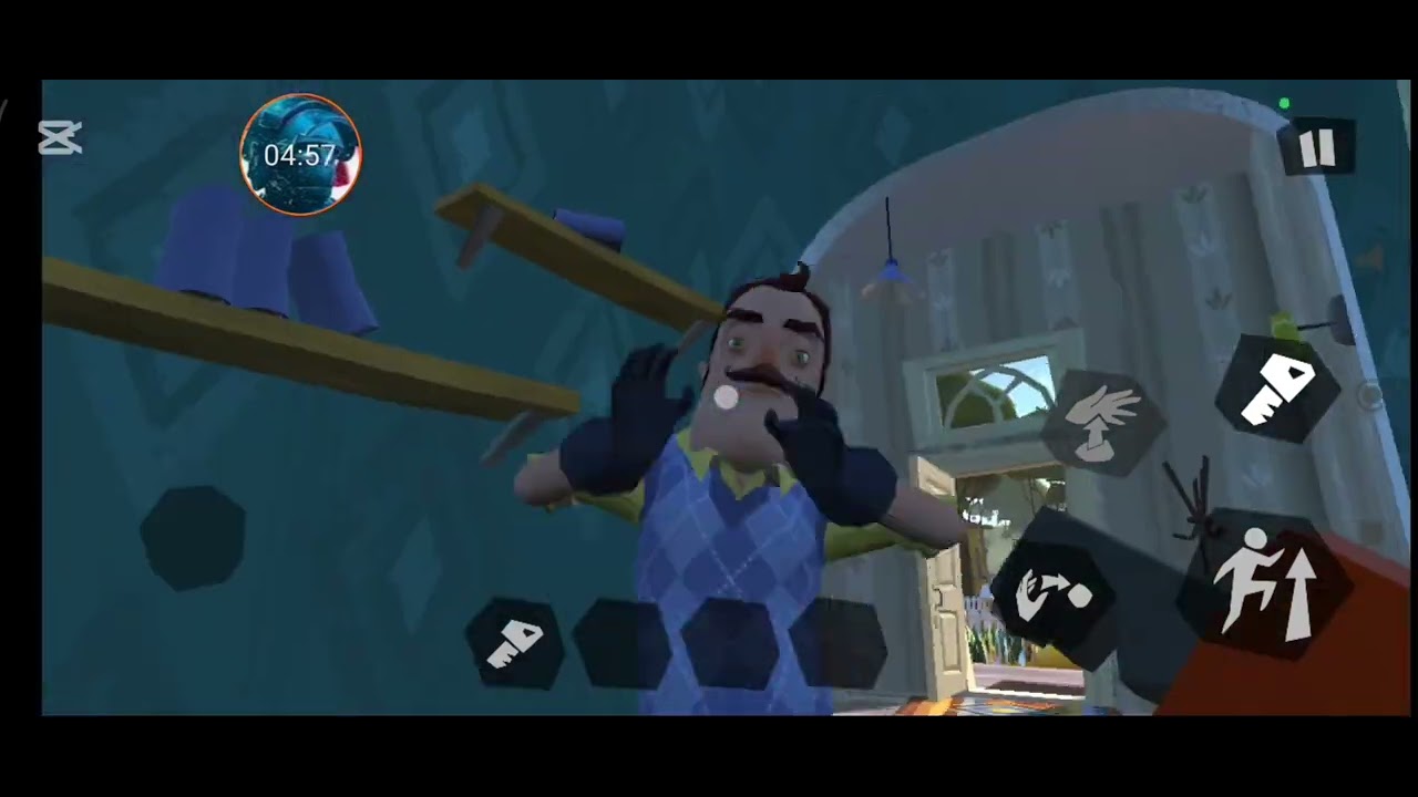 Как пройти все концовки 1 акте игра *hello neighbor