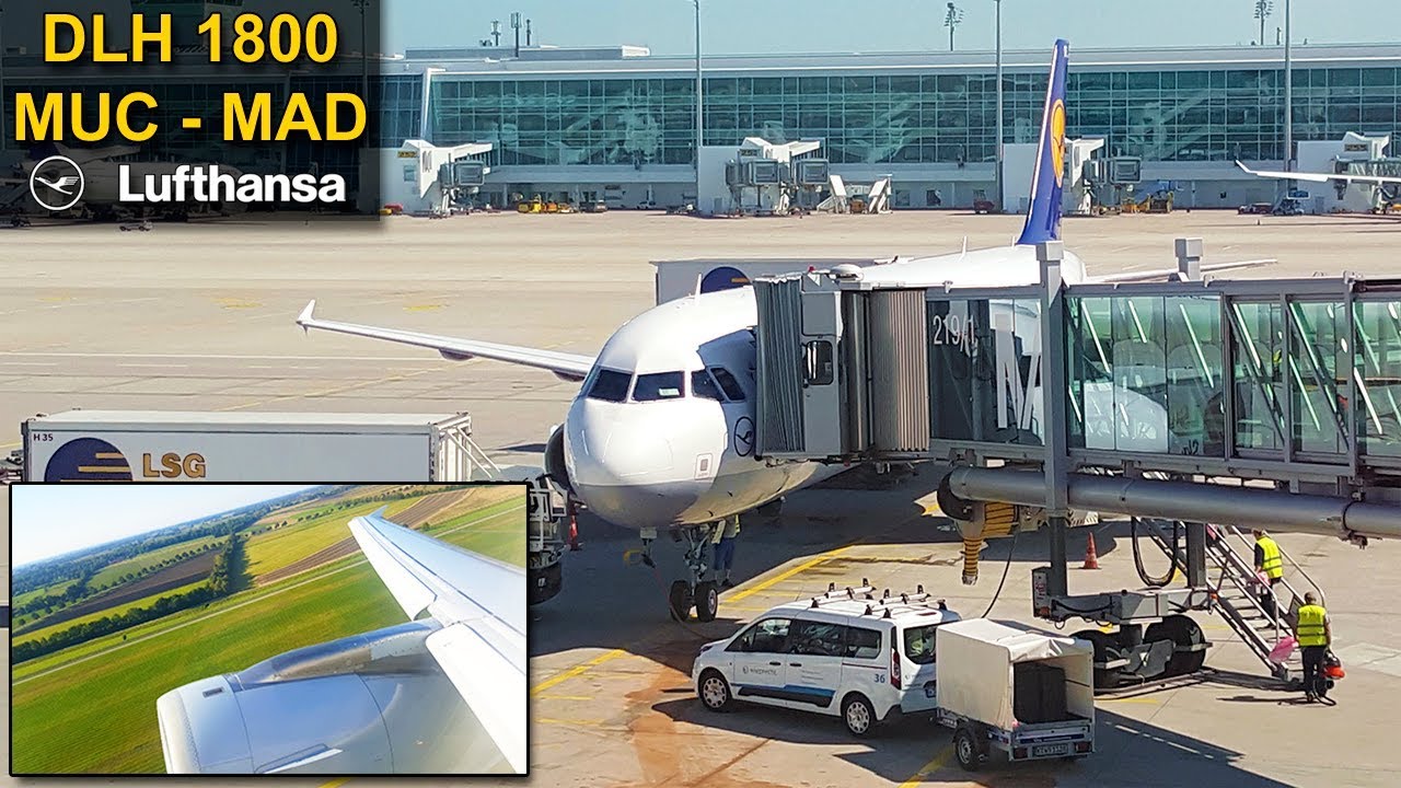 TRIP REPORT | Lufthansa | MUNICH - MADRID | Airbus A321