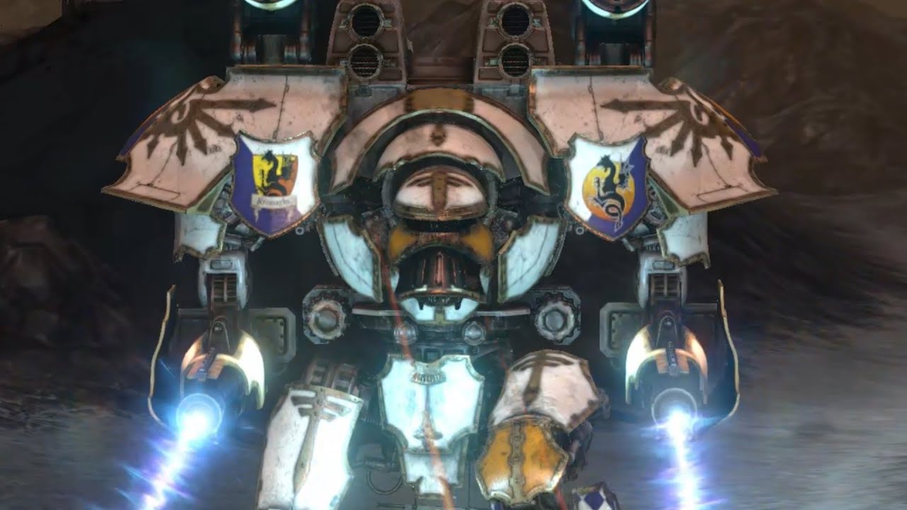 Imperial Titans vs Chaos Titans - Massive Battle - Adeptus Titanicus Dominus