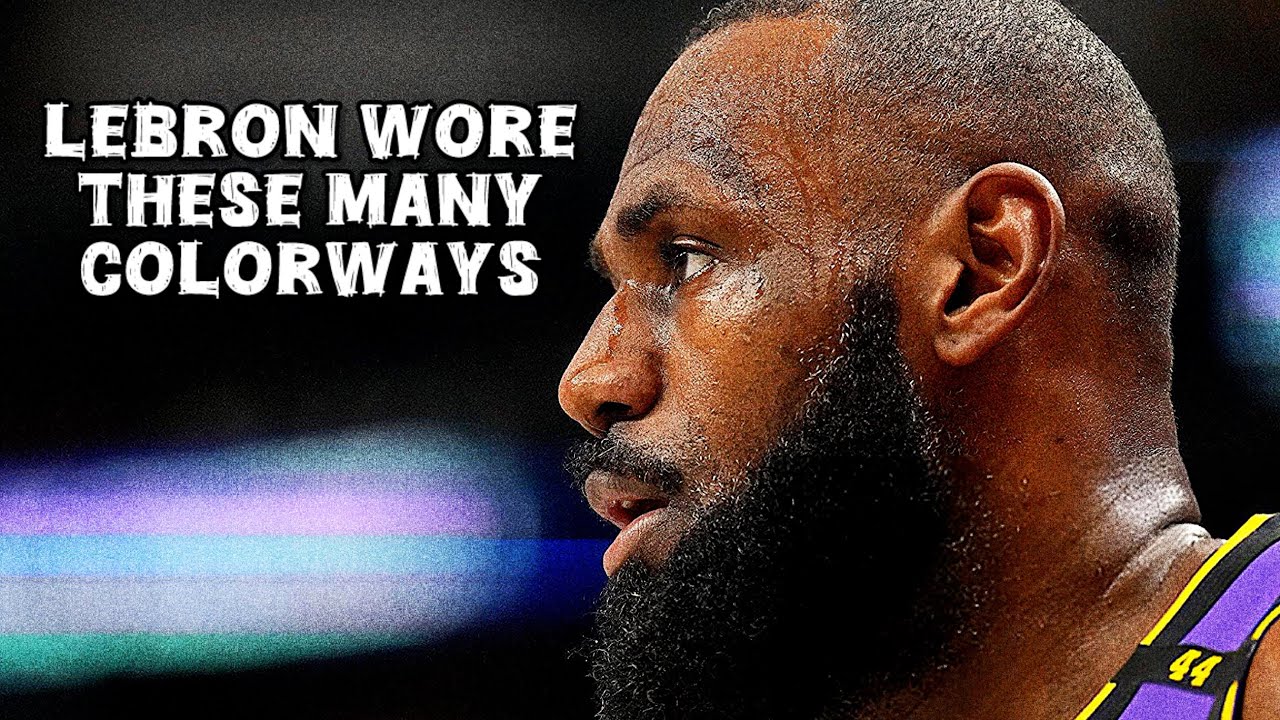 LEBRON JAMES Wore An UNMATCHED 59 Colorways of the NIKE LEBRON 22 This Season