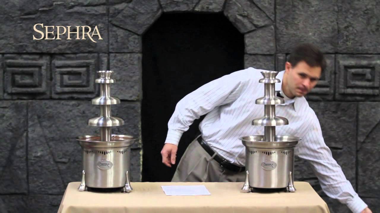 Sephra - (Part 1) Troubleshooting Your Chocolate Fountain