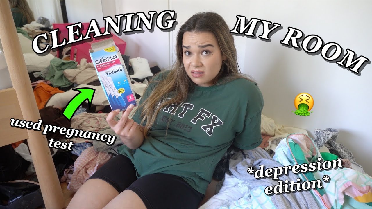 CLEANING MY DISGUSTING ROOM (this will motivate you)