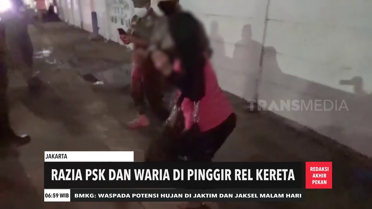 Razia PSK dan Waria di Pinggir Rel Kereta | REDAKSI PAGI (28/11/20)