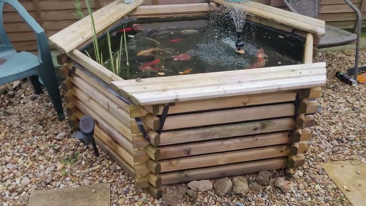 Norlog 175 gallon goldfish pond