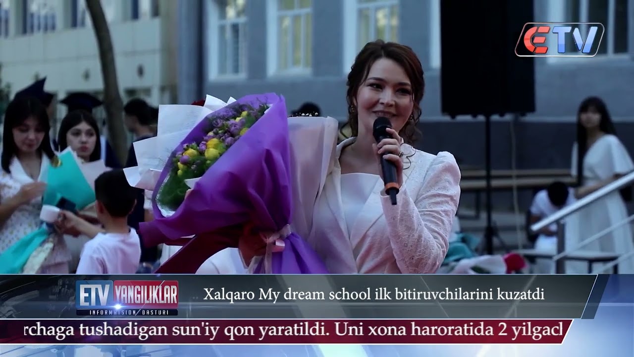 Xalqaro My dream school ilk bitiruvchilarini kuzatdi
