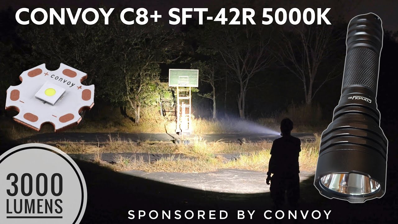 Convoy C8+ SFT-42R 5000K 10A Buck vs C8+ SFT-42R 6500K 