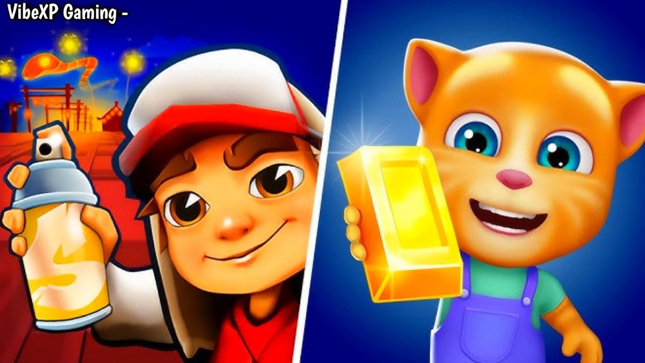 Subway Surfers Challenge 🆚 Talking Tom Gold Run 🏃‍♂️ | Epic Gameplay Battle!
