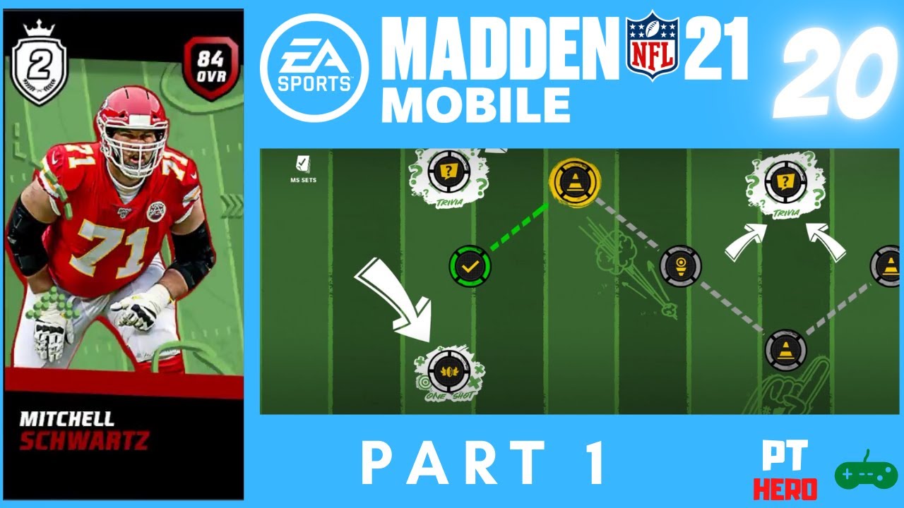 MASTERS SERIES: MITCHELL SCHWARTZ (PART 1) || PTHero PLAYS - MADDEN NFL 21 MOBILE (EP20)