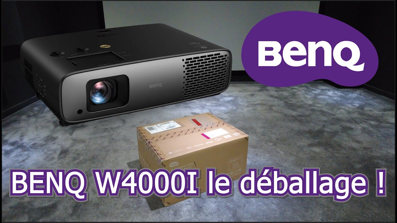 Unboxing Vidéo Projecteur BenQ W4000i, le top pour votre home cinéma !