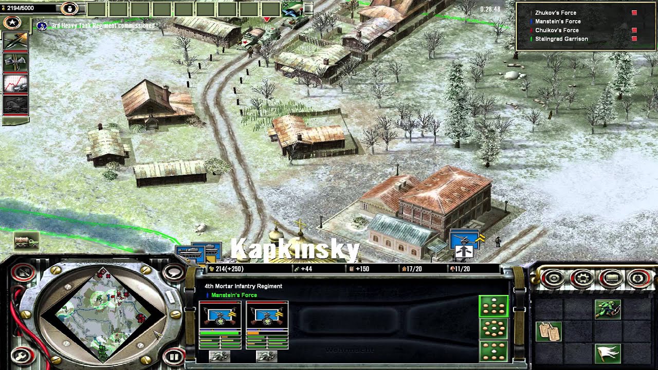 Axis & Allies Axis Campaign Mission 4: Battle of Stalingrad (Germany)