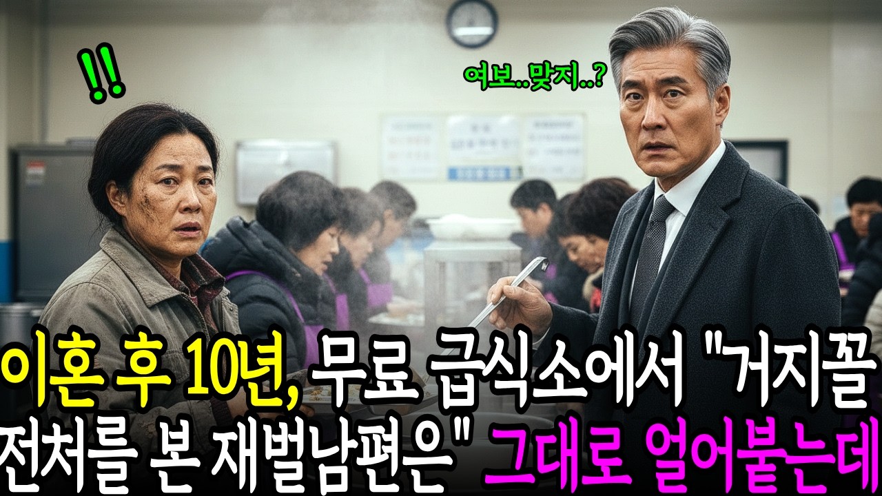 이혼 후 10년, 무료 급식소에서 