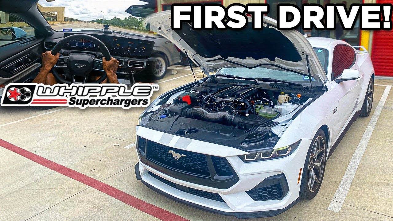 FIRST DRIVE In Whipple Supercharged S650 Mustang GT!! *10 SPEED*