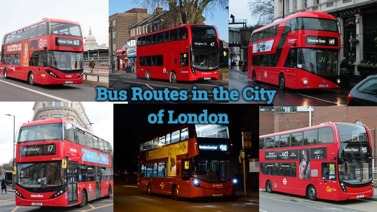 Bus Routes in the City of London