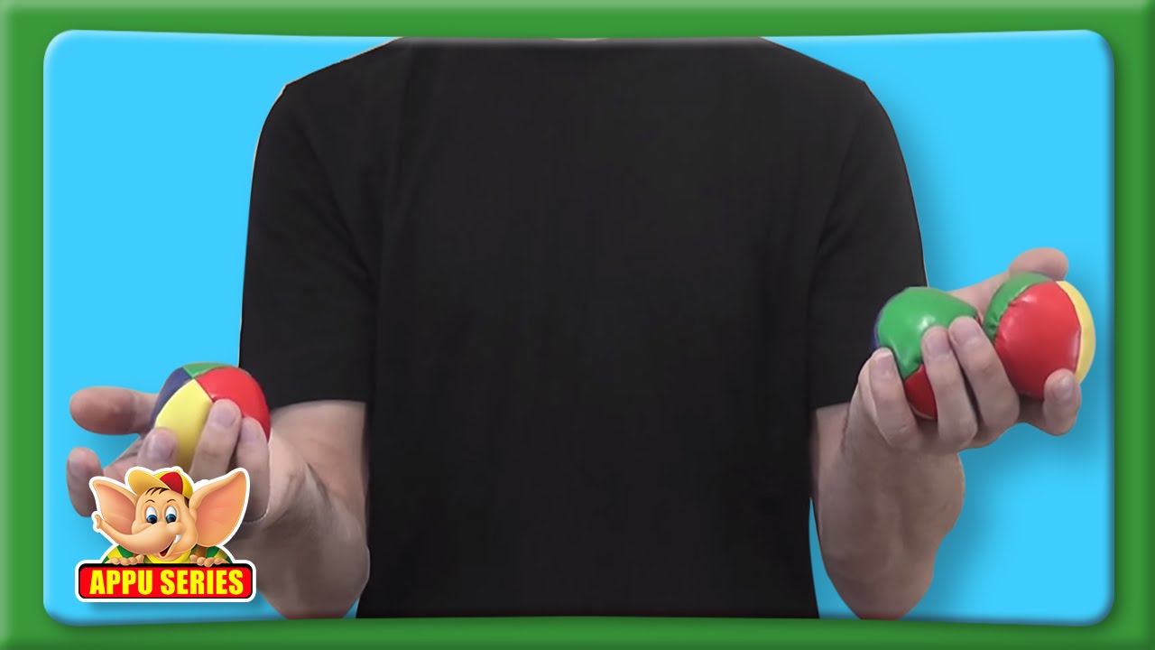 Basic Juggling Trick - Using Three Balls with Two Hands