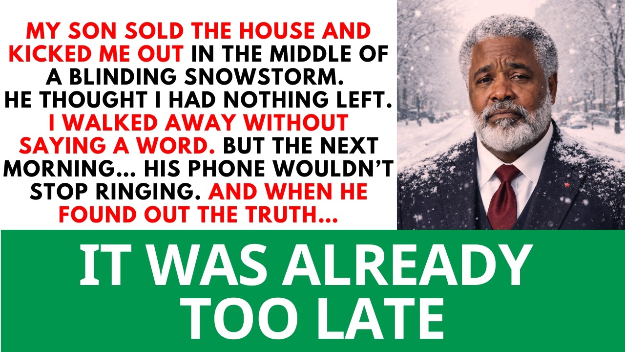 My Son Sold The House And Kicked Me Out In The Snow—But What I Did Next Changed... Love Dad Stories.