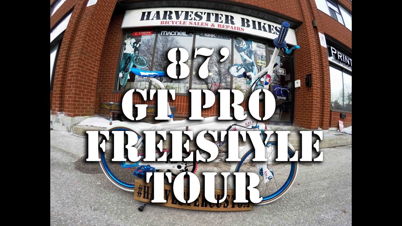 1987 Gt Pro Freestyle Tour Old School BMX Build @ Harvester Bikes