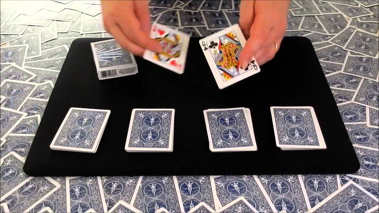 Card Tricks | Four Queen Transpo | Amazing Difficult Card Trick
