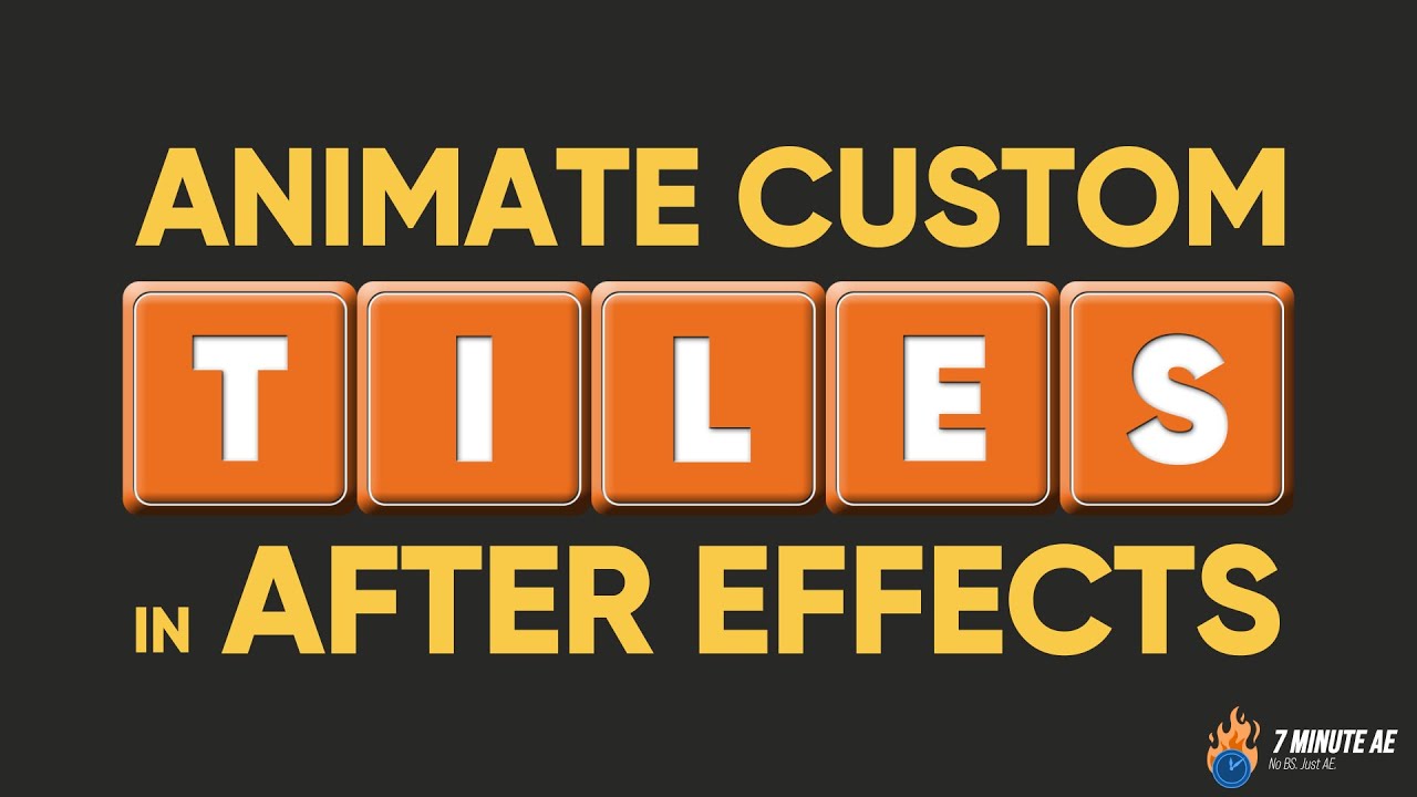 Создавайте динамические вращающиеся плитки в After Effects!