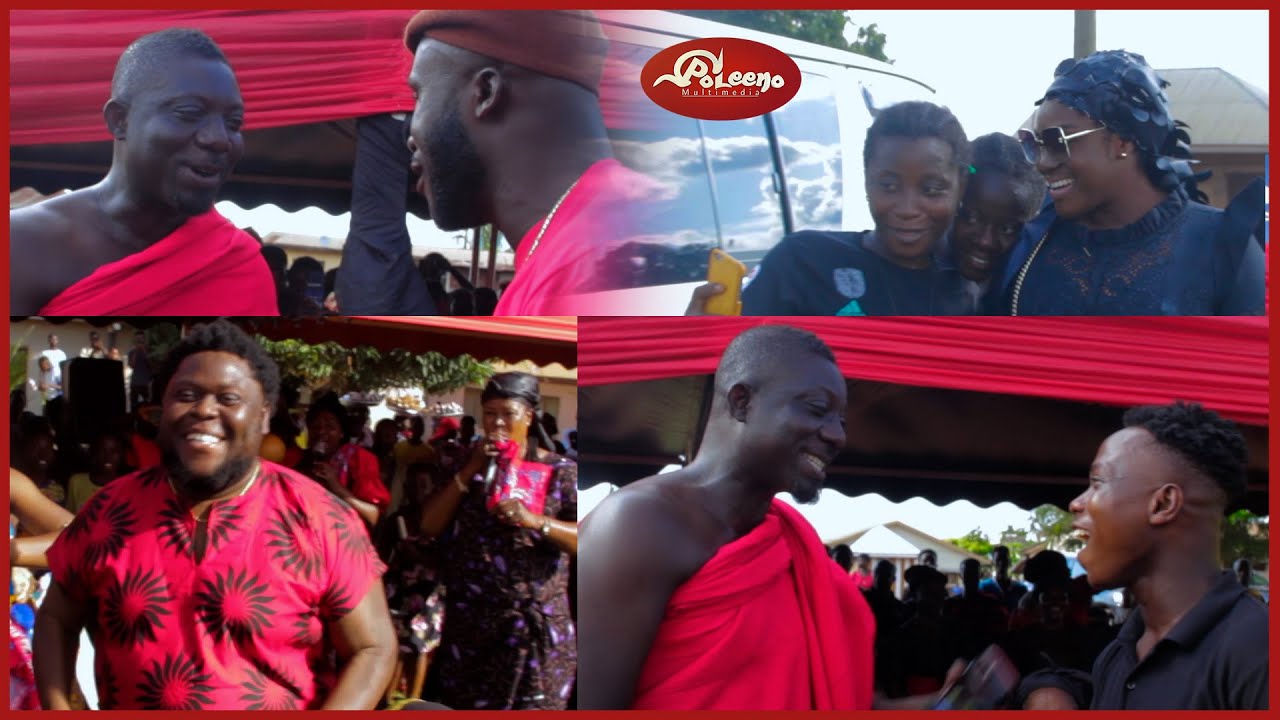 Official Video: Dr Likee & Oteele Storms Bill Asamoah Mother's Funeral With Some Crazy Dance Moves