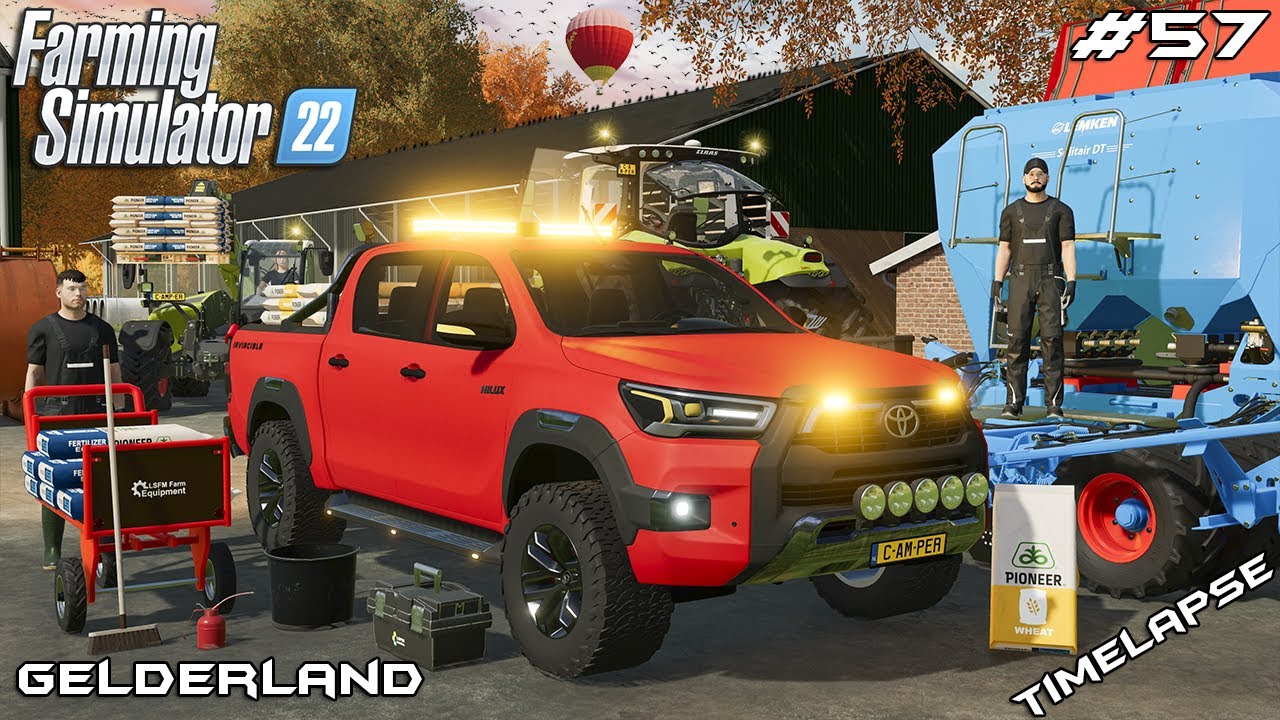 New TOYOTA HILUX & seeding WINTER WHEAT | Animals on Gelderland | Farming Simulator 22 | Episode 57