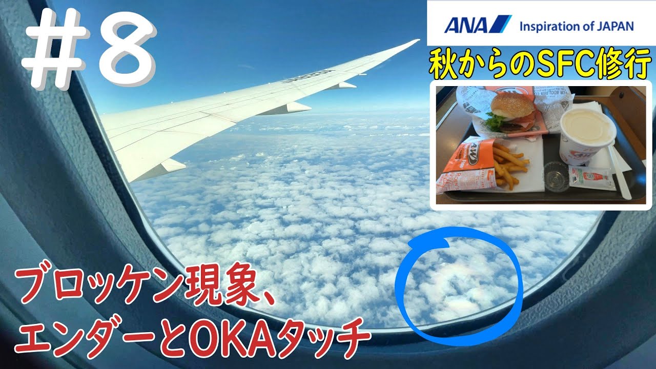 【秋から始めるSFC修行　その⑧】寝坊した修行僧のOKAタッチは、こんな感じです。感動のブロッケン現象を見た往復普通席のフライトとエンダーを堪能した滞在の様子は、こちら。
