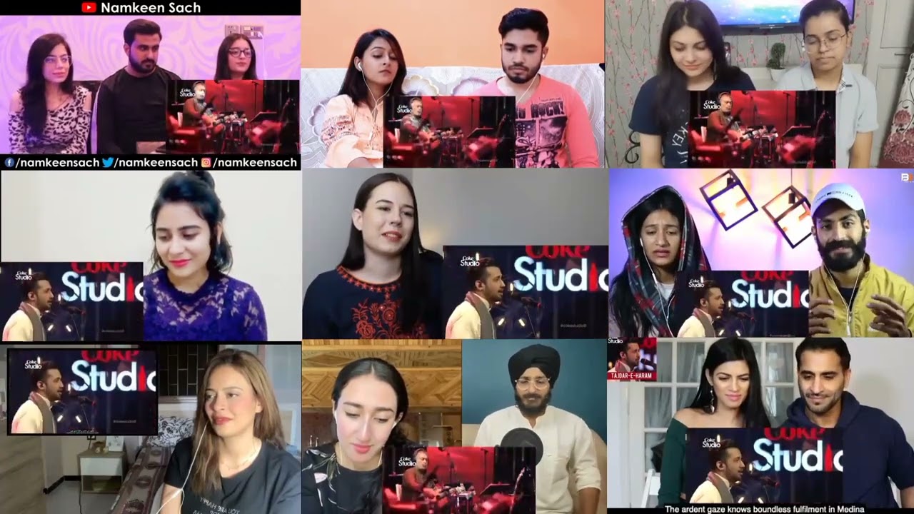 Tajdare-e-Haram | Coke Studio | Atif Aslam | Golden Reaction @cokestudio @goldenreaction7165