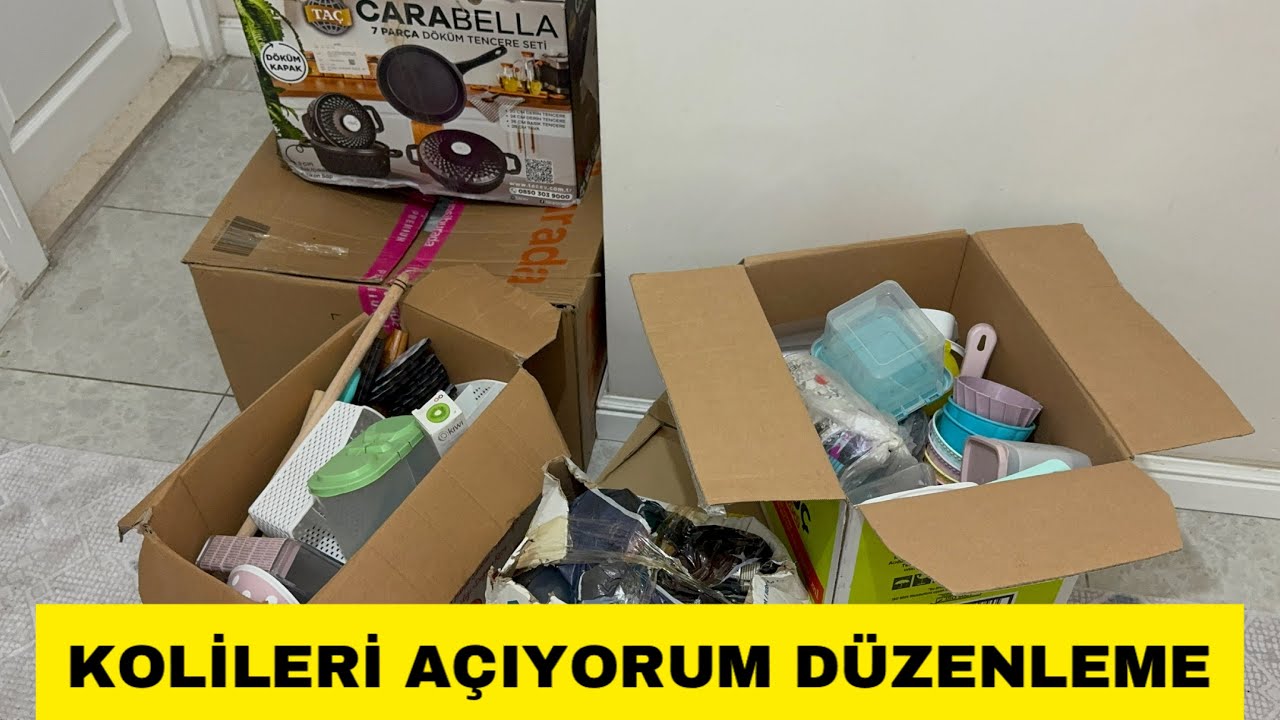 KOLİLERİ AÇALIM İÇİNDE NELER VAR | ATACAM ARTIK | ALDIĞIMI UNUTMUŞUM | DÜZENLİYORUM |