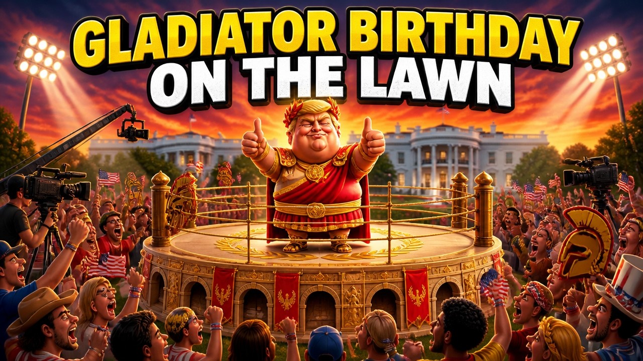 Trump&rsquo;s Gladiator Birthday Bash: Colosseum on the Lawn